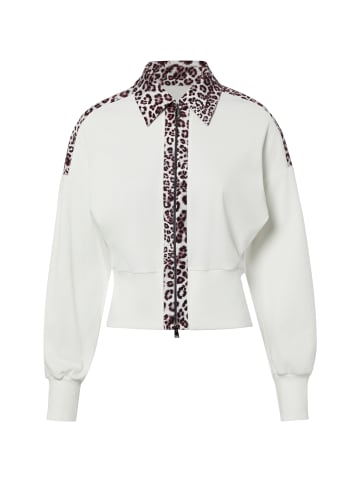 MARC CAIN SPORTS  Sweatjacke in ecru braun - 0001