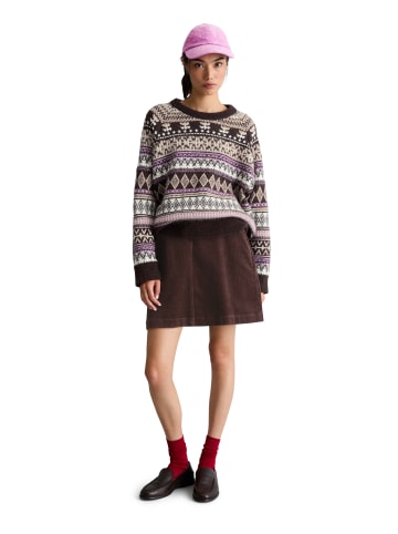 Marc O'Polo DENIM Strickpullover cropped in Medium Brown