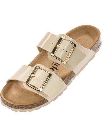 palado Pantoletten in beige lack