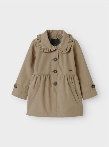 name it Übergangs-Kurzmantel NMFMADELIN TRENCH COAT in savannah tan