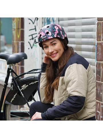 Melon® Fahrradhelm »Rose Garden« für Damen, Herren und Kinder in schwarz