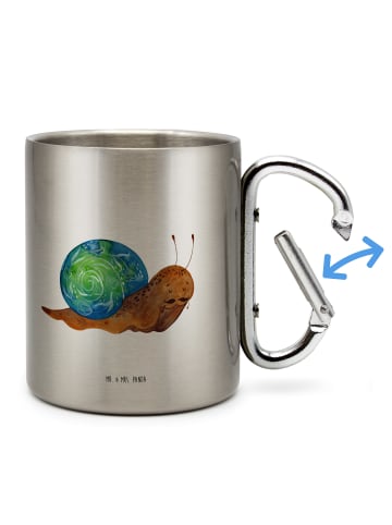 Mr. & Mrs. Panda Becher Schnecke Sir ohne Spruch in Silber