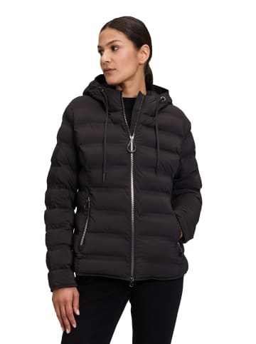 Betty Barclay Steppjacke mit Kapuze in Schwarz