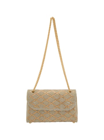 faina Women Flap Bag in Gold