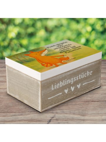 Mr. & Mrs. Panda Aufbewahrungsbox Fuchs Laterne Design mit Spruch in Weiß