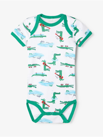 name it Jungen kurzarm Baby-Body im 5er-Pack Dino in Blau