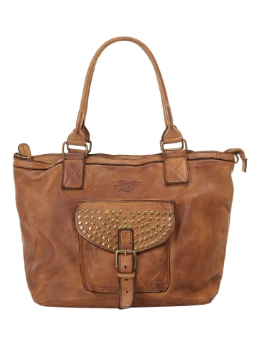 Samantha Look Shopper echt Leder in cognac
