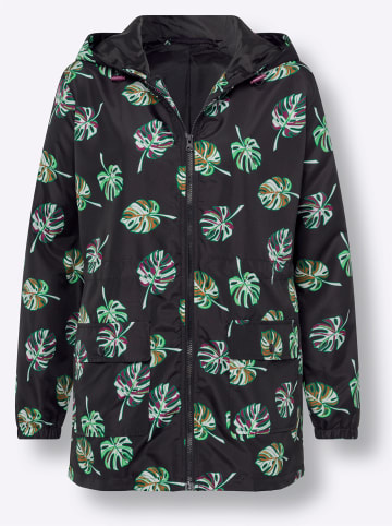 Sieh an! Regenjacke in schwarz-bedruckt