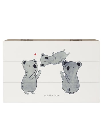 Mr. & Mrs. Panda Kiste Koalas Feiern ohne Spruch in Weiß