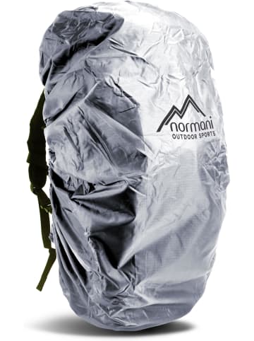 Normani Outdoor Sports Rucksack-Regenüberzug für 100-130 Liter Tapetum Lucidum in Silber