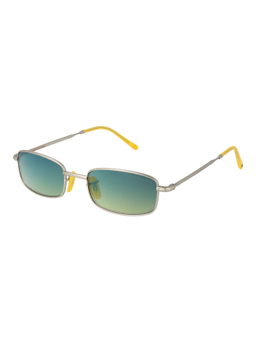 Funky Buddha Männer Sonnenbrille Rechtwinklig Silber