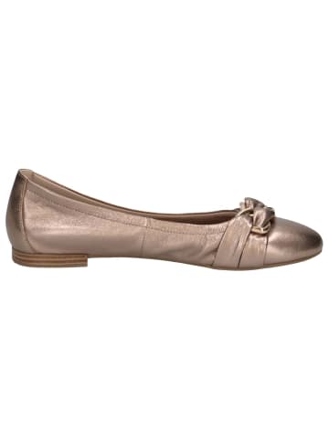 Caprice Ballerina in TAUPE METALLIC