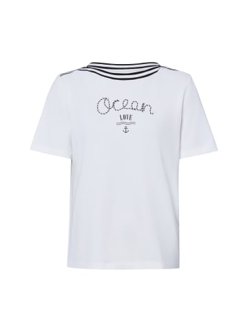 MARC CAIN SPORTS Shirt in weiß schwarz