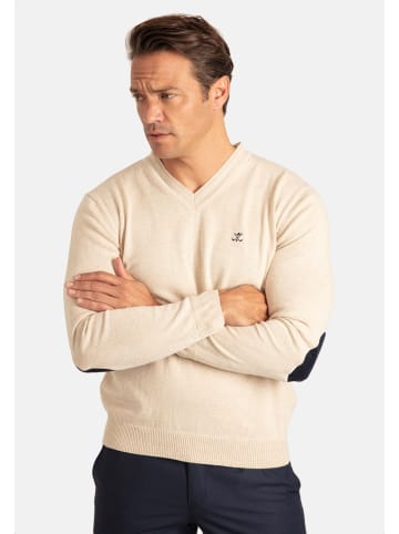 SIR RAYMOND TAILOR Strickpullover Los Angeles in Light Beige