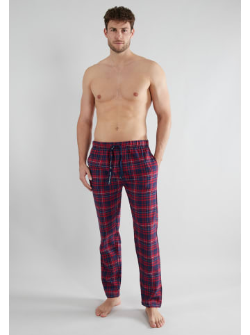 Tom Tailor Lange-Hose in rot-dunkel-Karo