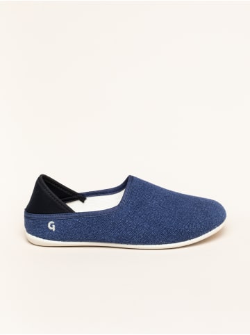 Gottstein Hausschuh Linen Slip-On in blau