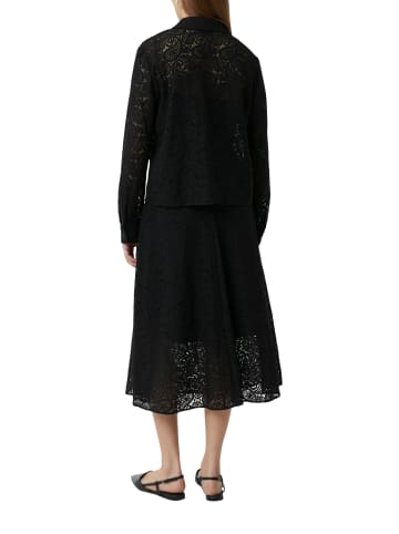 comma Bluse in schwarz