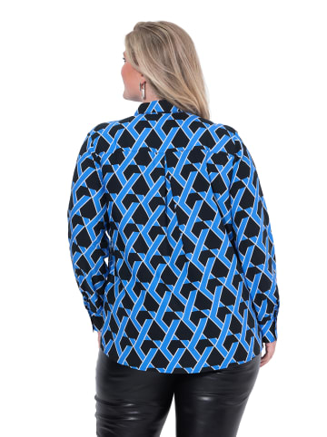 Ulla Popken Hemdbluse in royalblau