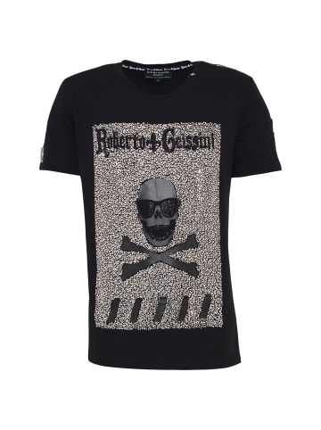 Roberto Geissini Glam Skull T-Shirt Schwarz Unisex