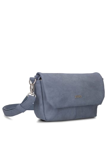 Zwei Mademoiselle M40 - Umhängetasche 28 cm (leo) in nubuk-sky