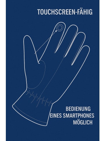 collezione alessandro Handschuhe " Modern " in schwarz