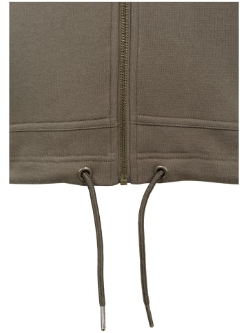 Urban Classics Zip-Kapuzenpullover in army green