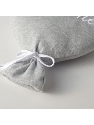 nordic coast company  Babykissen Wanddekoration Ballon " Welcome Little One" Grau 