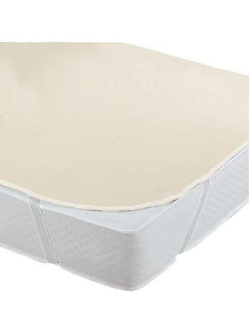 Erwin Müller Molton Matratzenauflage kochfest 2er-Pack Jena in natur