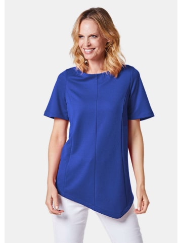 GOLDNER Zipfelshirt in royalblau