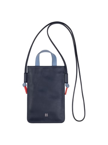 DuDu Faro Handytasche Leder 13 cm in navy
