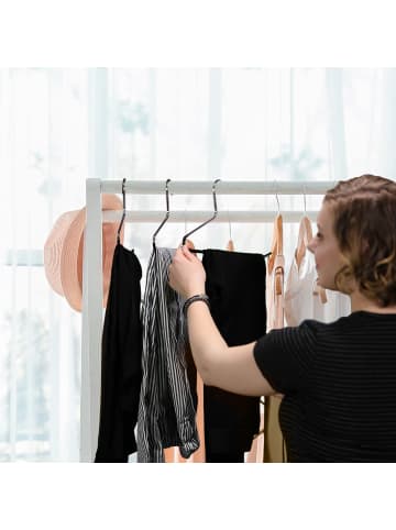 relaxdays 80x Hosenbügel in Schwarz