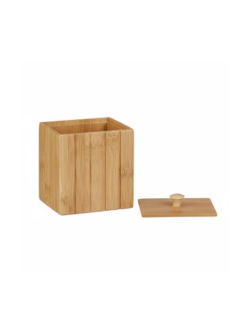 relaxdays 2 x Aufbewahrungsbox in Natur - (B)10 x (H)11,5 x (T)8 cm