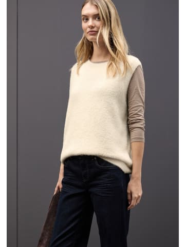 Street One Ärmelloser Pullover in Beige