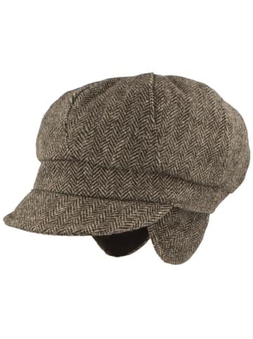 BREITER Ballonmütze in schwarz