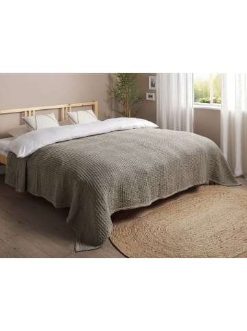 Beliani Tagesdecke CHAGYL in Beige - (W) 220 x (H) 1.25 x (L) 240 cm