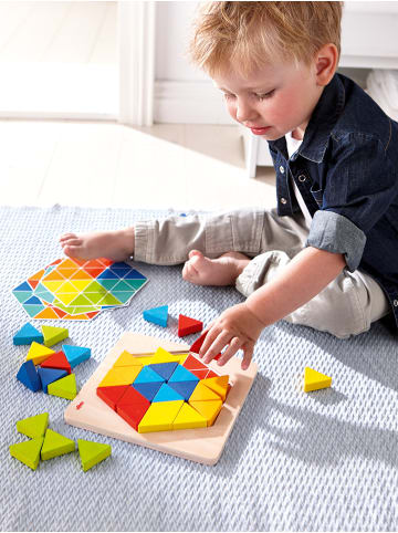 Haba 3D-Puzzle Legespiel Zauberdreiecke in mehrfarbig