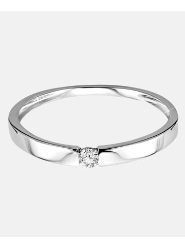 Diamant L'éternel Solitär-Ring aus 375 Weißgold mit Diamant