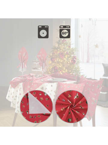 Erwin Müller Baumwolle Tischläufer in rot-bunt