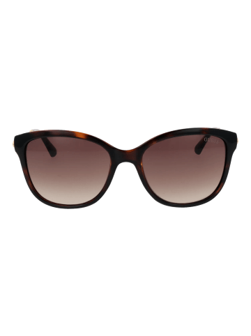Guess Damen Sonnenbrillen Schmetterling Braun