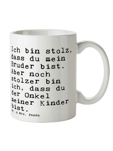 Mr. & Mrs. Panda Kaffeebecher Ich bin stolz, dass... mit Spruch in Weiß