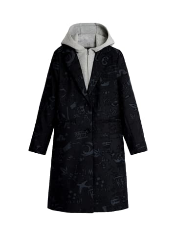 Desigual Mantel 'Ginny' in schwarz