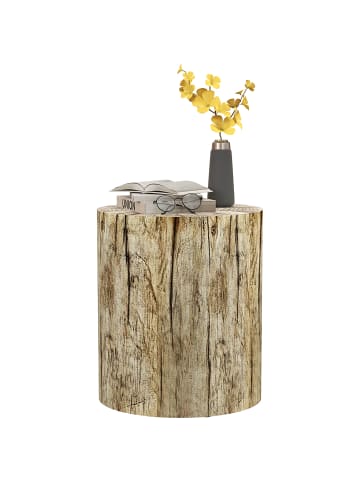 HOMCOM Beistelltisch in Naturholz 37L x 37B x 43H cm