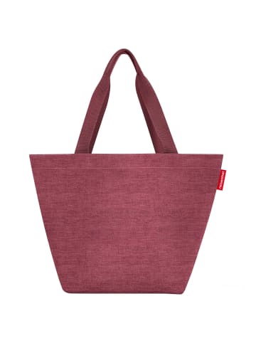 Reisenthel shopper M - Shopper 51 cm (teddy leo olive) in twist maroon