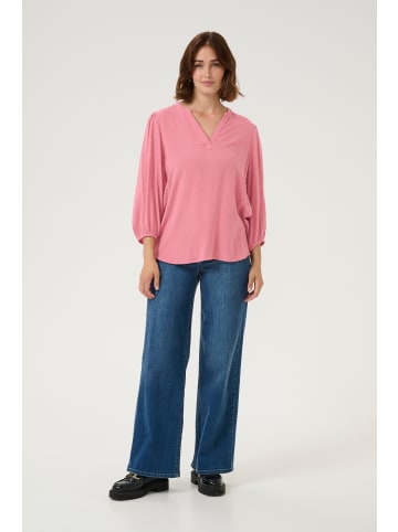 Kaffe Langarm-Bluse KAanny in Mesa Rose