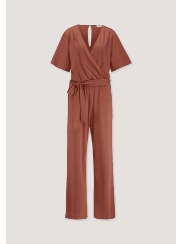 Hessnatur Jersey Overall in terrakotta