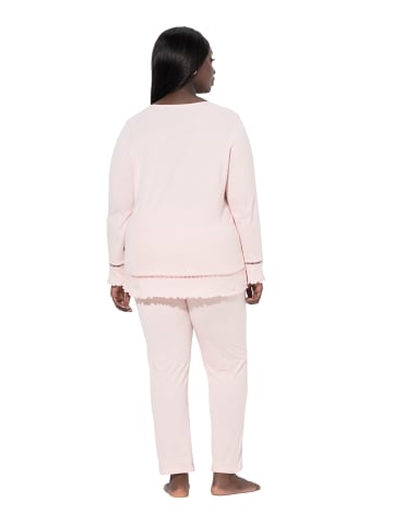 Ulla Popken Pyjama in sorbet rose