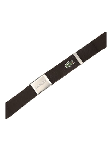 Lacoste Gürtel 40 WOVEN STRAP IN KIT in Schwarz