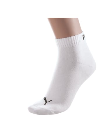 Puma Socks Unisex-Kurzsocken 6 Paar in weiß