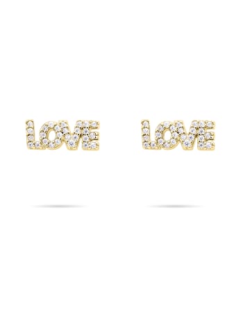 Tamaris Ohrringe - Silver Love Collection in gold