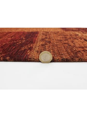 KADIMA DESIGN Eleganter Vintage-Jacquardteppich in edlem Design in Orange